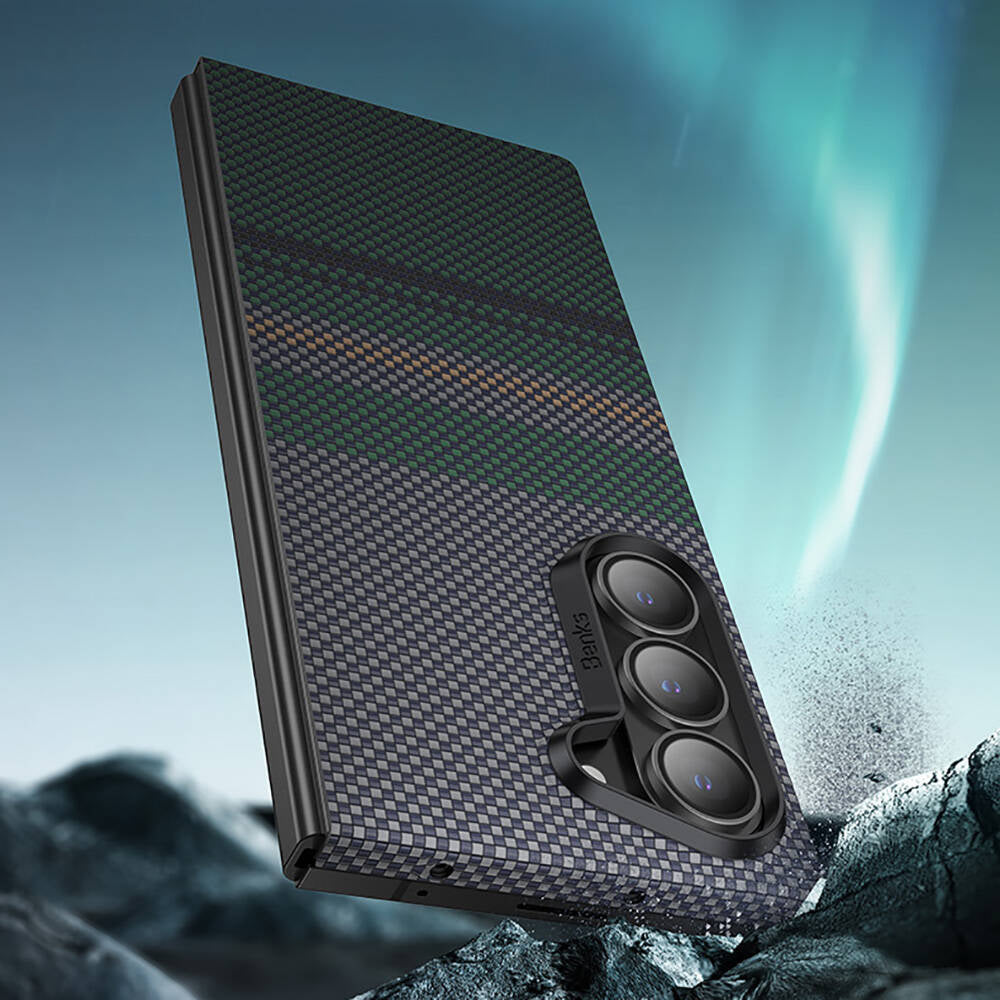 Galaxy Z Fold 6 Kılıf Karbon Fiber Tasarımlı Benks Aurora ArmorAir Kevlar Kılıf Galaxy Z Fold 6 Kılıf Karbon Fiber Tasarımlı Benks Aurora ArmorAir Kevlar Kılıf
